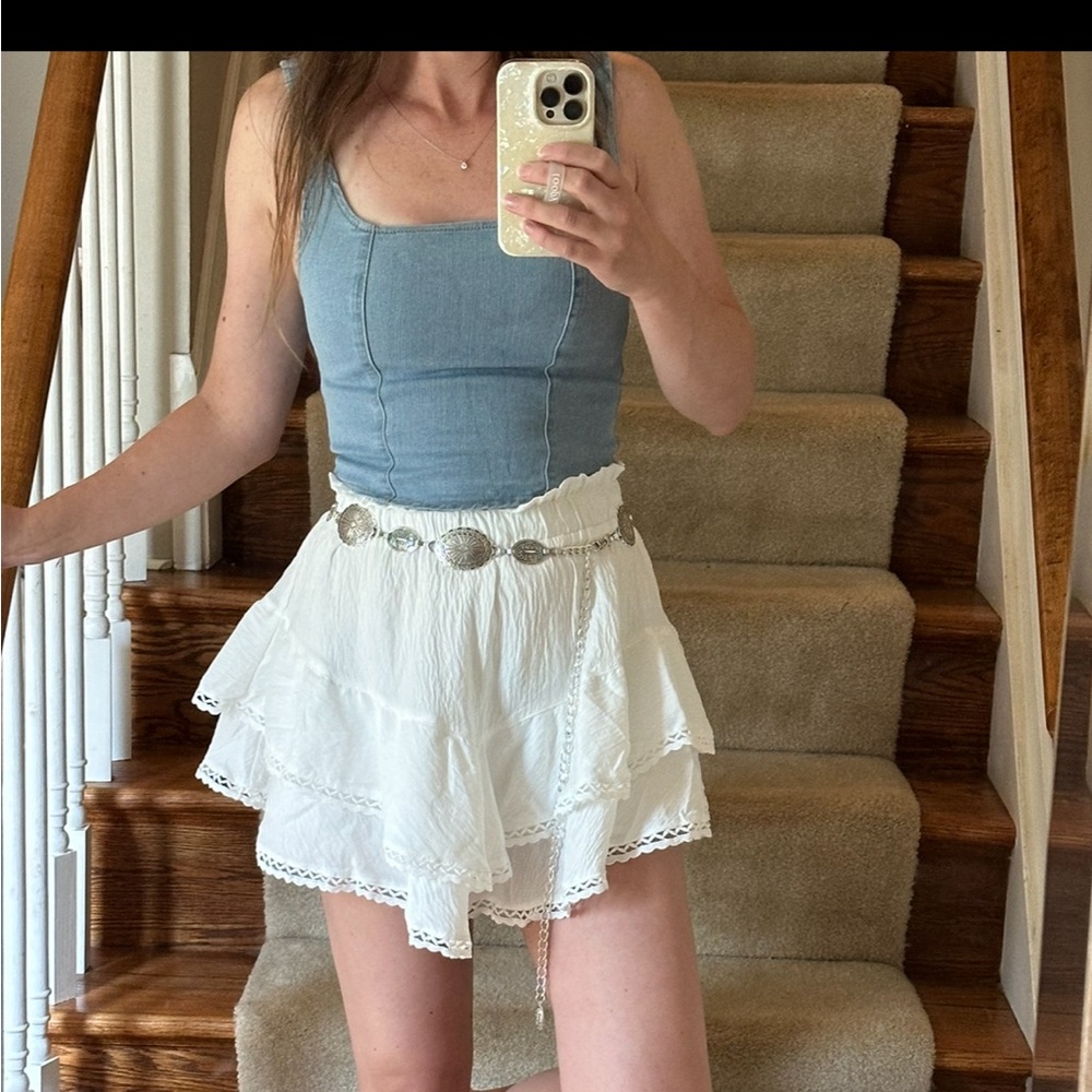 Blue Denim Women's Top